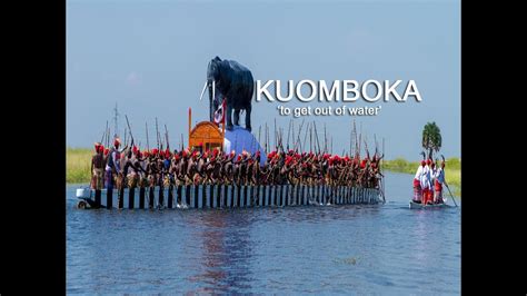 Kuomboka Ceremony To Get Out Of Water Youtube
