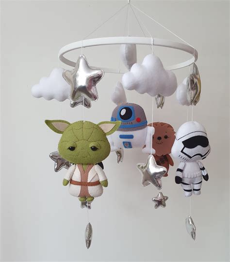 Star Wars Baby Mobile Star Wars Nursery Decor Etsy