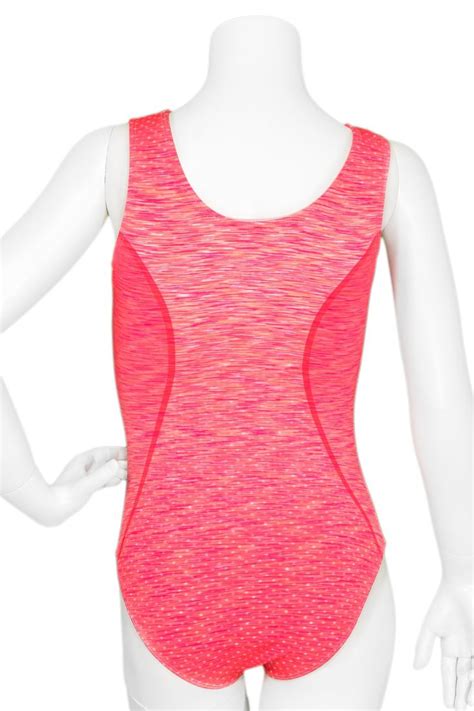 destira pike coral racerback leotard back view 43 50 practice outfits leotards athletic