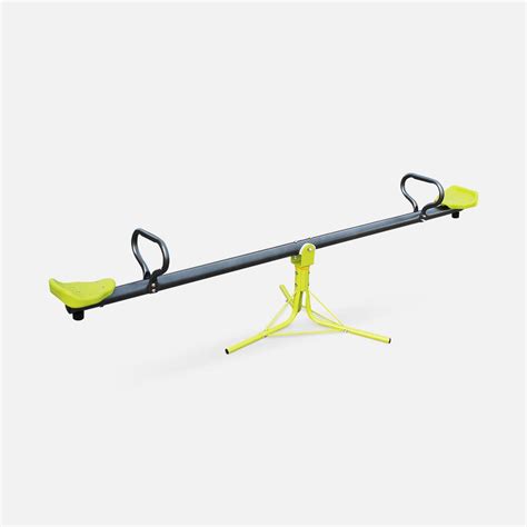 Green And Grey Seesaw Teeter Totter Play Equipment