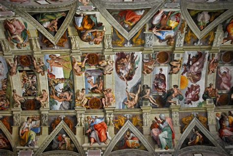 Painted by florentine fine artist michelangelo di lodovico buonarroti simoni between 1508 and 1512, the complex and colorful fresco is celebrated. Visit the Sistine Chapel, sneak a photo | Sistine chapel ...