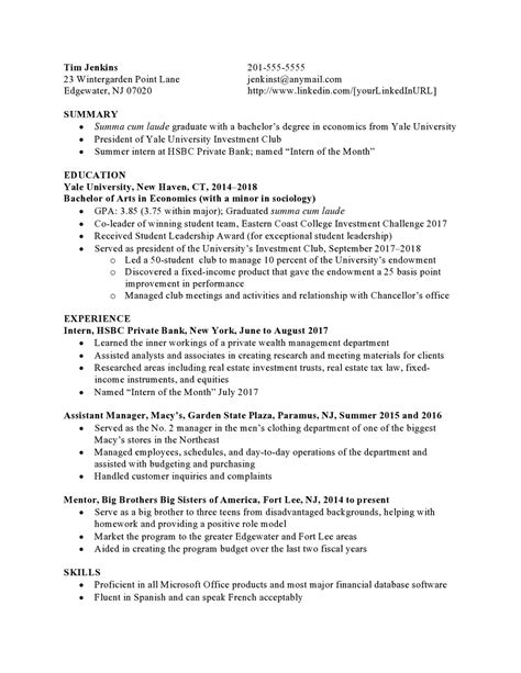 Your resume header is where you can. Wealth Management Entry Level | Resume Samples Templates ...