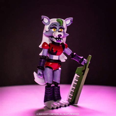 five nights at freddy s ~ 5 roxanne wolf action figure ~ security breach fnaf action figures