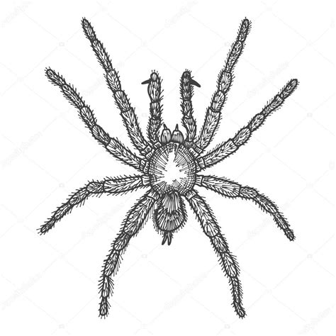 Spider Hand Drawn Sketch Stock Photo By ©goldenshrimp 125552958