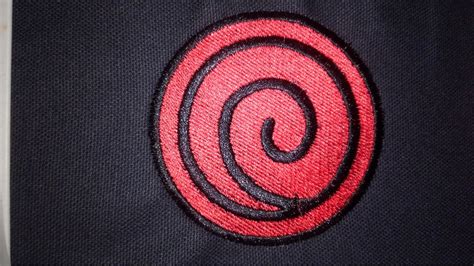 Naruto Anime Uzumaki Clan Symbol Embroidered Patch By Lokiie1984 On