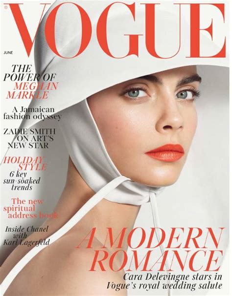 The Editorialscara Delevingne X Vogue Uk June Mr Line Today