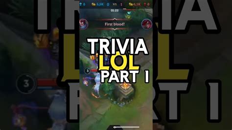 Trivia League Of Legends Part 1 Bahasa Indonesia Leagueoflegends