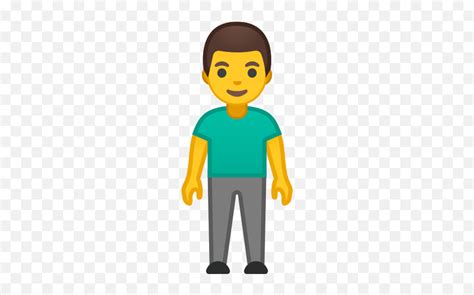Man Standing Emoji Twin Boy Emojijoint Emoji Free Transparent