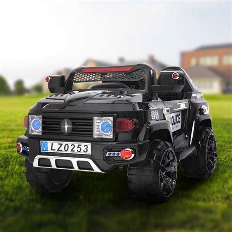 Zimtown Kids Ride On Car Off Road Police Electric Car Double Drive 12v