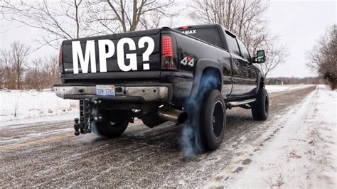 My Mpg Is On A Lifted Duramax Youtube