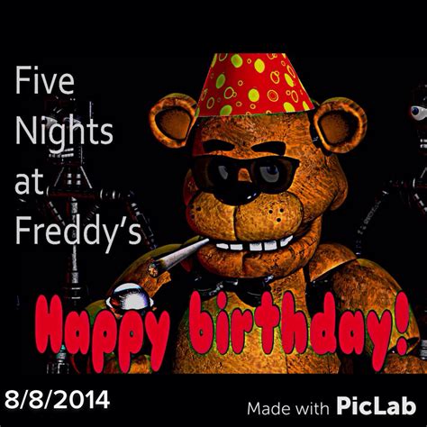 Happy Birthday Fnaf By Ricoacebenavidez On Deviantart