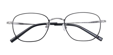 Caspian Oval Eyeglasses Frame Black Pewter Men S Eyeglasses Payne Glasses