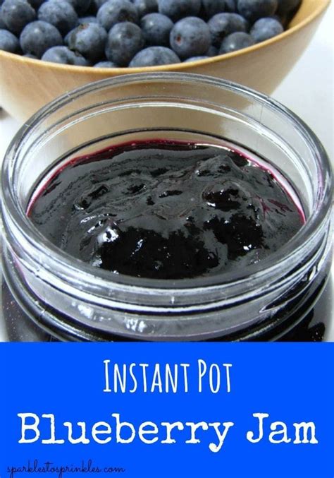 Instant pot blueberry jam recipe. Instant Pot Blueberry Jam | Recipe | Blueberry jam ...