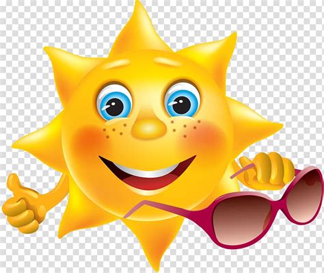 Images Of Happy Cartoon Sun Transparent Background