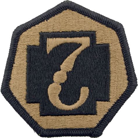 Army 7th Medical Command Unit Patch Ocp Rank And Insignia Military