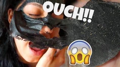 tested diy blackhead remover peel off mask removes everything youtube