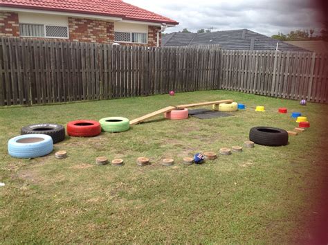 A Old Set Up Of A Obstacle Course My Girls Created For The Fdc Children