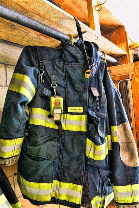 Fireman Saftey Jacket Photograph By Paul Ward