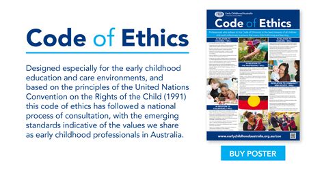 Eca Code Of Ethics Early Childhood Australia Shop