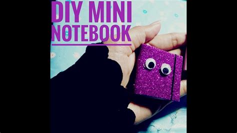 Mini Notebook Diy Little Notebook Tutorial 📔📕 Youtube