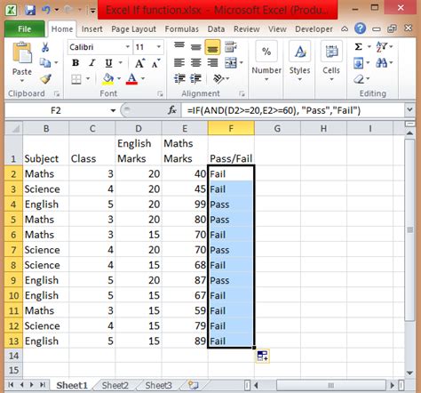 How To Use Excel If Statement Multiple Conditions Range