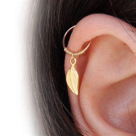 Helix Earring Tiny Hoop Helix Ring Gold Helix Helix Etsy In 2021