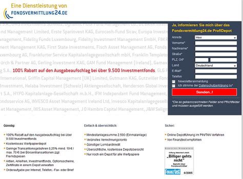 Dkb bank musterdepot 2021 » dkb marktüberblick einfache handelsplatform keine depotgebühren jetzt den handel testen und dkb musterdepot nutzen! Fondsvermittlung24.de Profidepot Erfahrungen » Testbericht ...