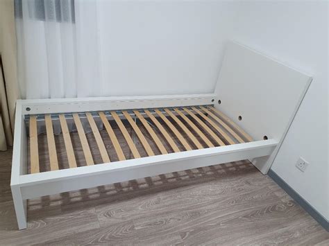 Ikea Malm Single Bed Frame White Furniture And Home Living Furniture
