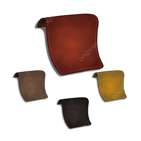 Leather Texture Clipart Transparent Background Leather Texture Label
