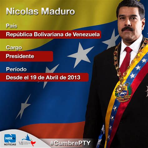 nicolasmaduro es el actual presidente de la república bolivariana de venezuela cumbrepty