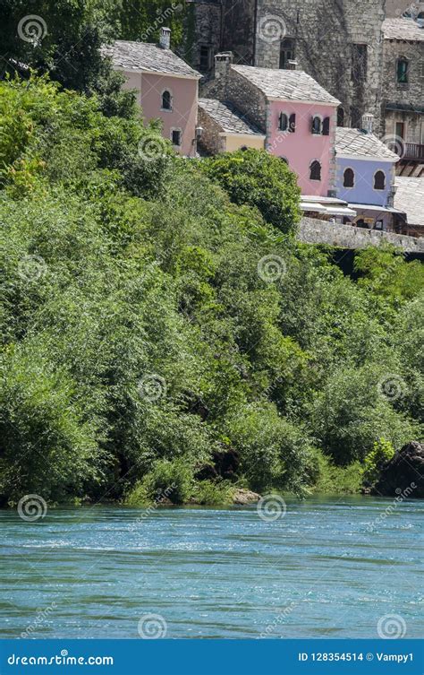 Mostar Bosnia And Herzegovina Europe Old City Neretva River