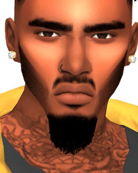 Ebonix Bls Goatee Edit In 2020 Sims 4 Hair Male Sims 4 Black Hair