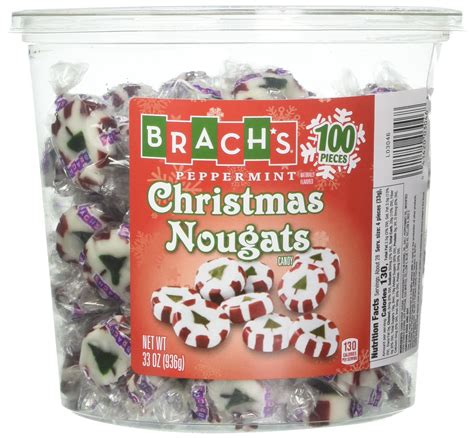 Brachs Christmas Nougats Mix Peppermint Wintergreen