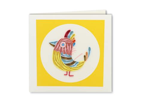 Chicken Quilling Card Flaminpop