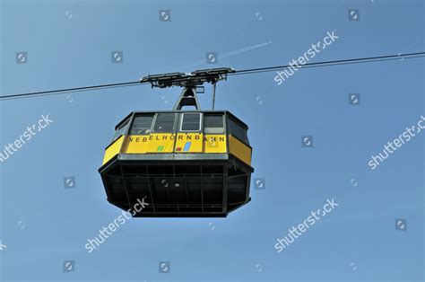 Cabin Nebelhornbahn Cable Car Mt Nebelhorn Editorial Stock Photo