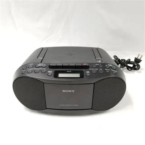 SONY CFD S CD Radio Cassette Corder Portable Boombox System TESTED GOOD COND PicClick