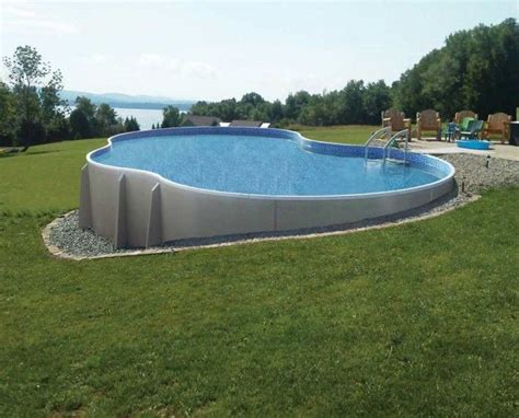 Perfect Example Of Above Ground Pool Built Into The Hill Just Put A