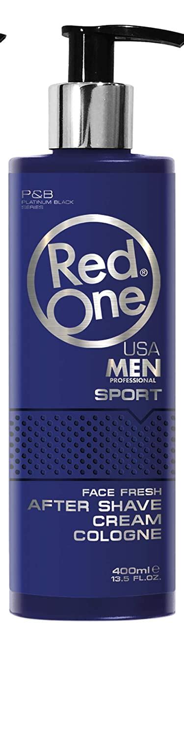 Red One Sport After Shave Cream Cologne 400ml Beauty