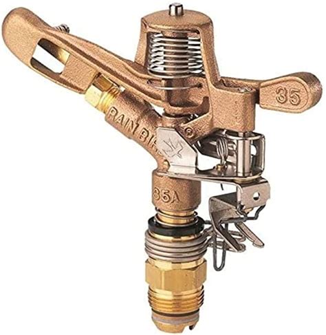 Rain Bird 35adjtntb Brass Impact Sprinkler Adjustable 0