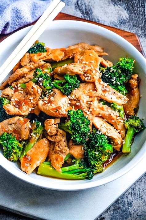 Chinese Chicken And Broccoli Posh Plate