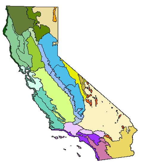 California Physiographic Regions Diagram Quizlet
