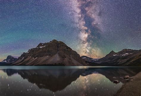 Banff By Night The Amazing Sky