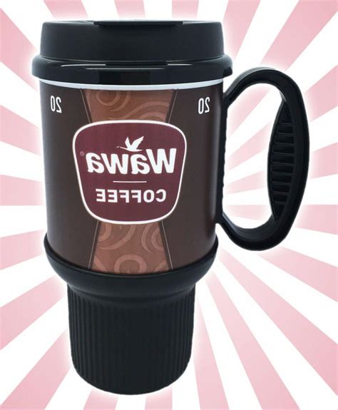 Wawa Gas Station Classic Coffee Mug Cup Brown