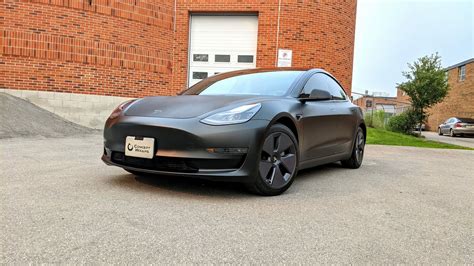 Tesla Model 3 Phantom Black Concept Wraps