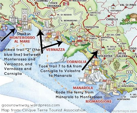 Map Of Cinque Terre Grand Hotel Portovenere Reviews Where To Stay