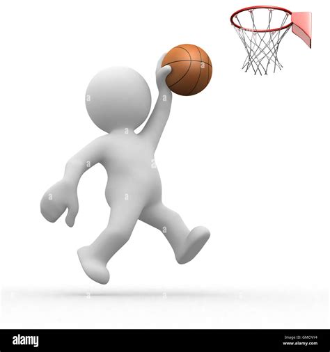 3d Human Basketball Stock Photo Alamy