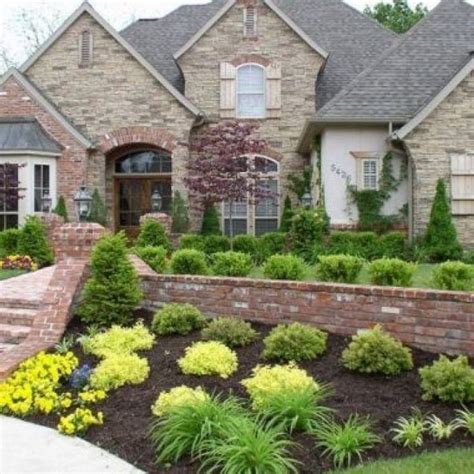 10 Front Yard Flower Bed Ideas Front Of House Decoomo