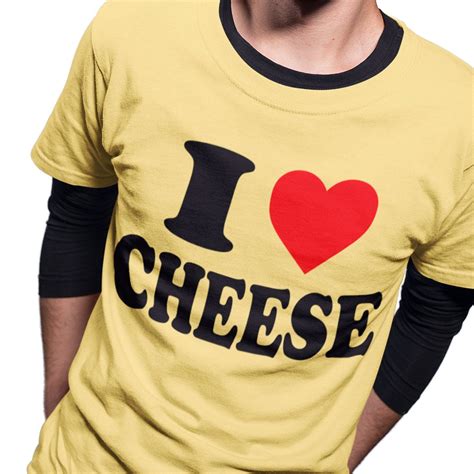 I Love Cheese Funny T Shirt T Shirt Funny Tshirts Novelty Shirts