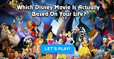This disney trivia questions & answers quiz shall put your knowledge to test. Which Disney Movie Is Actually Based On Your Life ...