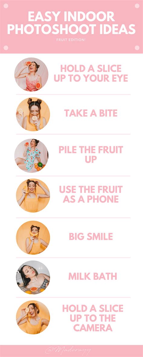 Easy Photoshoot Ideas Fruit Edition Photoshoot Instagram Photo Inspiration Blog Photoshoot